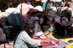 Scorcio del Mercato di Iferouane, Festival dell'Air, Deserto del Ténéré, Regione dell'Air, Niger 2020